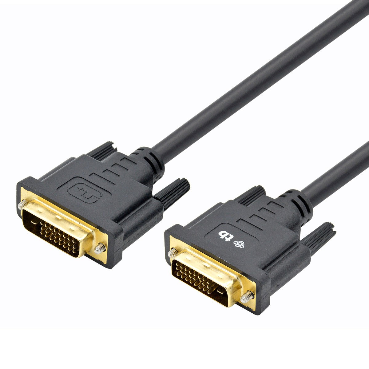 Cablu DVI M-M 24+1 1,8 m negru, placat cu aur
