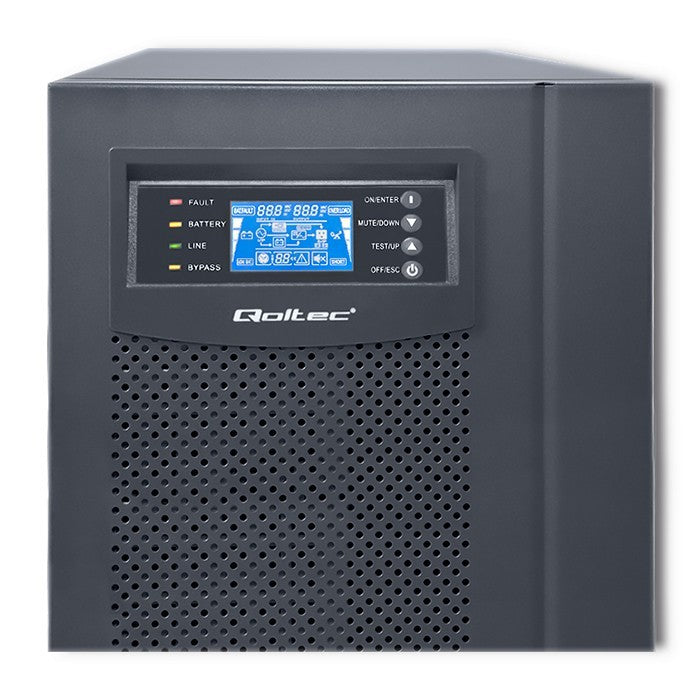 UPS, online, undă sinusoidală pură, 10kVA, 8kW, LCD USB