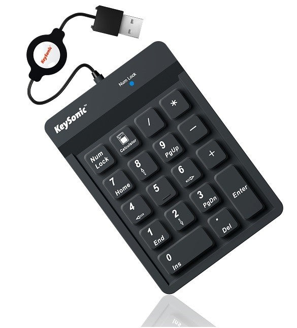 Tastatură rezistentă la praf ACK-118BK2, IP64