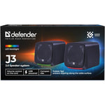 Boxe computer J3 2.0 6W LED USB, negre