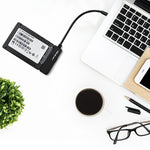 Adaptor SATA | Adaptor SSD HDD 2.5" | USB-C | Super Viteză 5Gb/s | 2TB