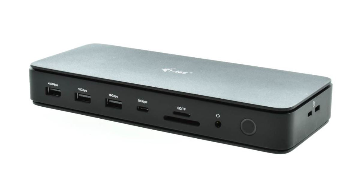 Stație de andocare Thunderbolt4 pentru 2 ecrane Gen3, 7 porturi USB, 2.5 GLAN, cablu PowerDelivery TB4 de 92 W, 1 m