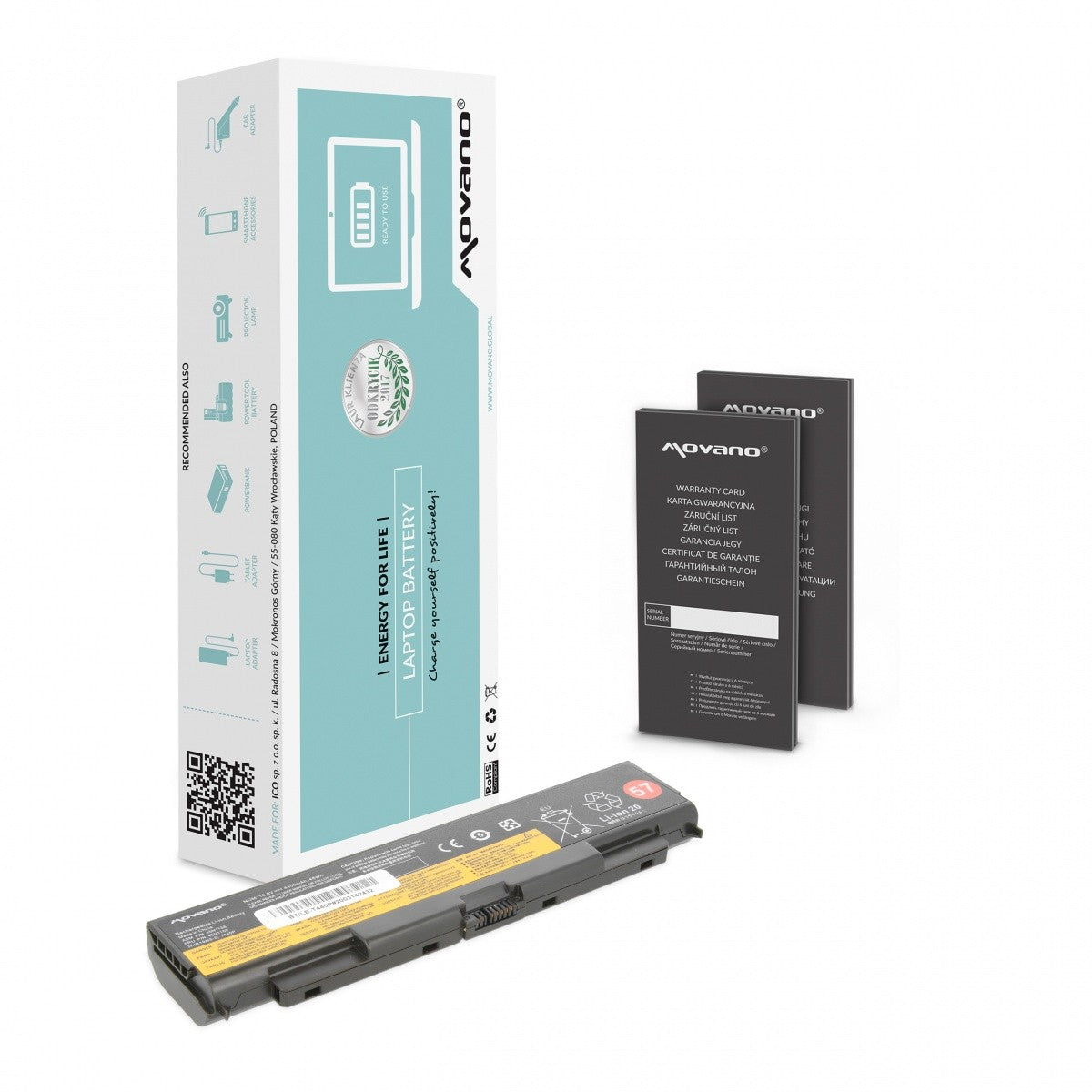 Baterie 45N1153 pentru Lenovo ThinkPad W540 L540 T440P - 4400 mAh (48 Wh)