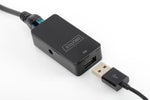 Cablu prelungitor USB 2.0 de mare viteză/extensor peste pereche răsucită UTP Cat.5e/6, până la 50m
