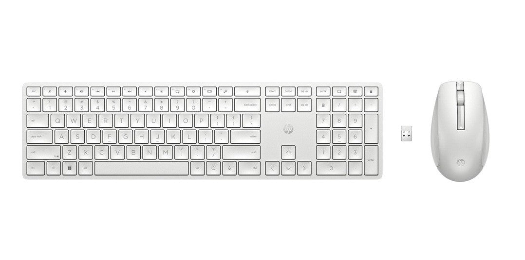 Set tastatură și mouse wireless 650 alb 4R016AA#ABB