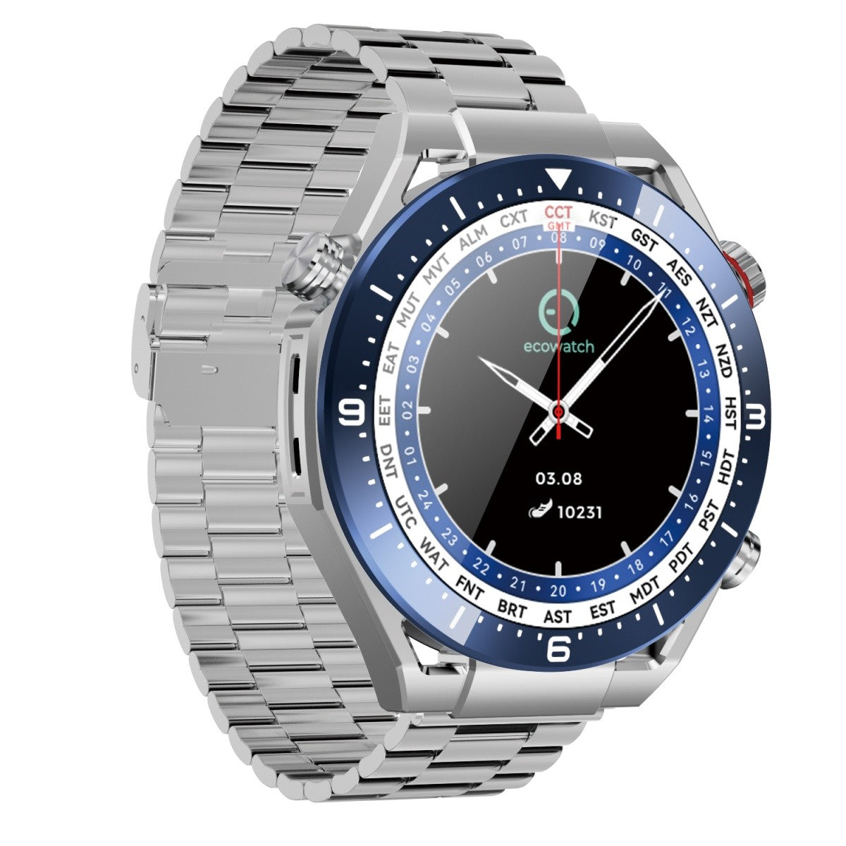 Ceas inteligent EW01 argintiu
