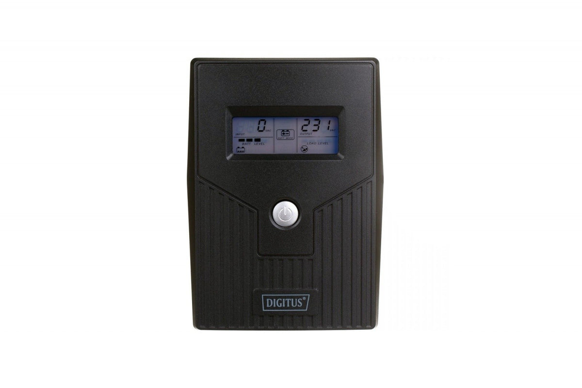 UPS ineractiv LCD BASIC, 800VA/480W, 1x12V/9A, regulator de putere (AVR), 2x Schuko CEE 7/3