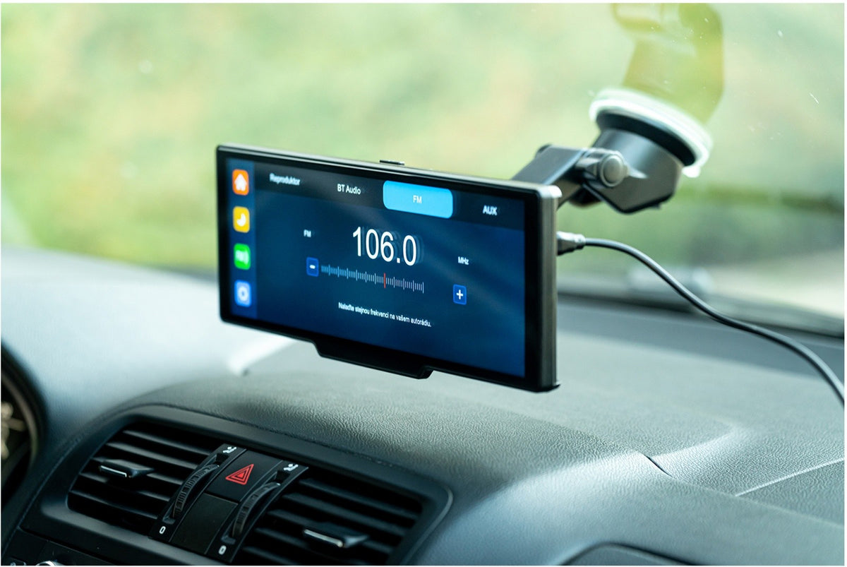 Cameră video pentru marșarier CarPlay și Android Auto SCT M1060BWT