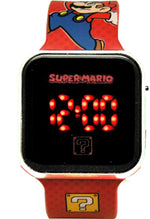 Ceas LED Super Mario Roșu