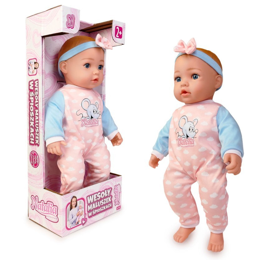 Păpușa Natalia - Bebeluș Funcțional 45 cm