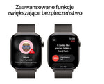 Carcasă din titan ardezie 46 mm, ceas seria 11 GPS + Cellular, brățară milaneză ardezie, mărime M/L