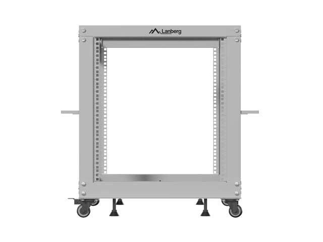 Rack deschis 19 inch 12U 600x600-1100 reglabil gri