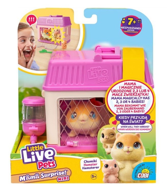 Figurină Little Live Pets - Mini hamster Mama Surprise