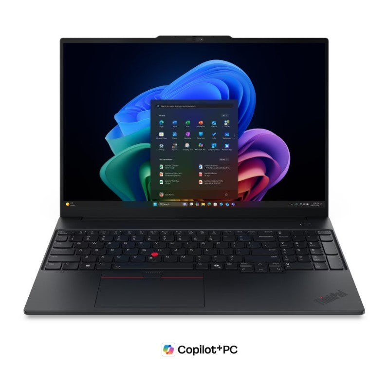 Laptop ThinkPad E16 G3 22AY0088PB W11Pro Ultra 7 258V/32GB/512GB/INT/16.0 WUXGA/Negru/1 an garanție Premier + 3 ani sistem de operare + compensare CO2