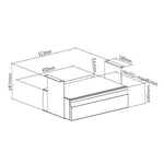 Organizator de sertar sub birou MC-875