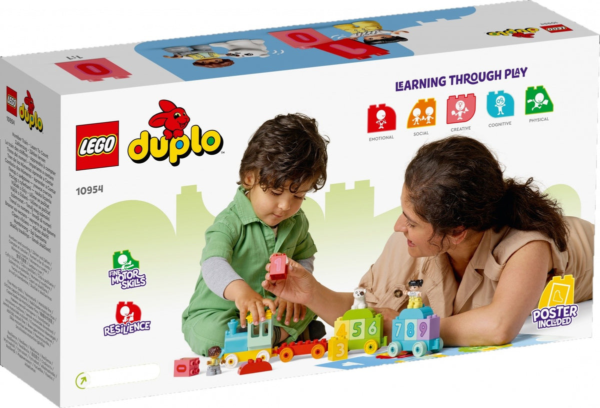 DUPLO 10954 Trenulețul numerelor - învață să numere