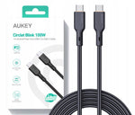 Cablu CB-KCC101 USB-C - USB-C 1m 100W PD 5A 20V kevlar + cablu nailon