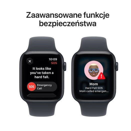 Carcasă din aluminiu Midnight de 40 mm pentru ceas SE 3 GPS+Cellular, curea sport Midnight - Mărime S/M