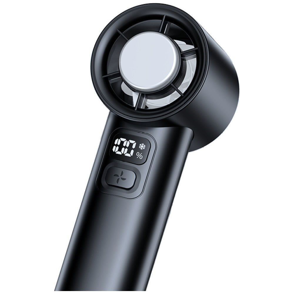 Ventilator de mână cu răcire cu gheață 2000mAh negru
