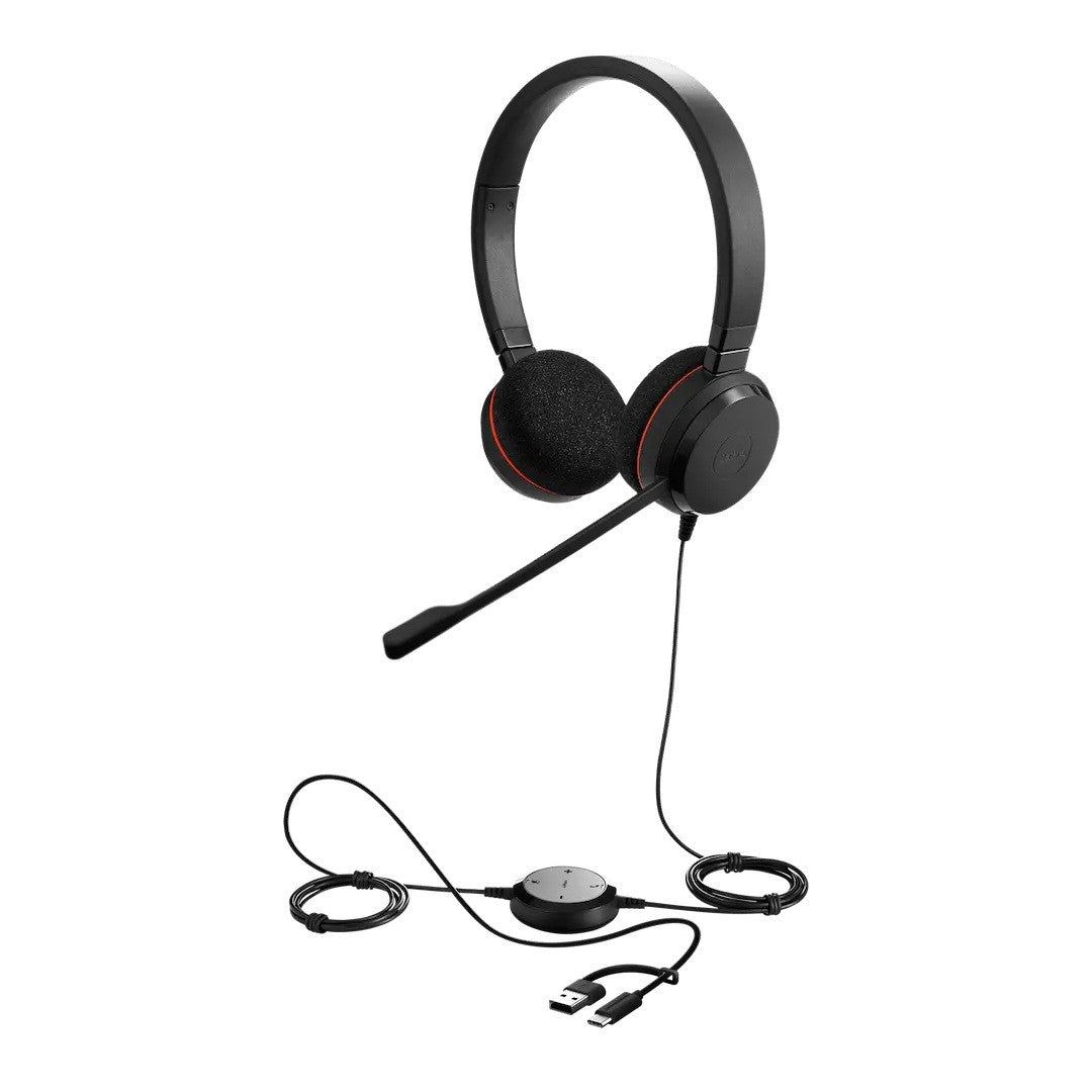 Căști stereo Evolve 20 SE USB-A amplificator C UC