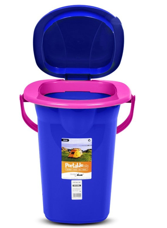 Toaletă de călătorie GB320BR bleumarin și roz