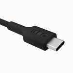 Cablu împletit USB-C-USB-C PowerStream 100W, 1,2 m, negru