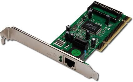 Placă de rețea PCI cu fir la Gigabit 10/100/1000Mbps, profil redus