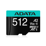 Card de memorie microSD Premier Pro 512GB UHS1 U3 V30 A2 + adaptor