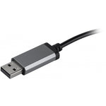 Căști GOTHIC negre supraauriculare cu microfon