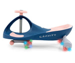 Cărucior Gravity Ride-On, bleumarin și roz