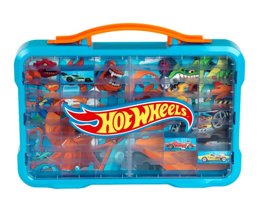 Valiză Hot Wheels cu logo iluminat