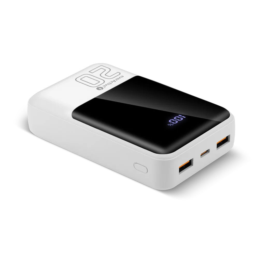 Baterie externă 20000 mAh 2X USB 1X USB-C 22.5W QC4.0 ecran LCD