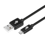 Cablu USB-Micro USB, cablu negru de 1,5 m