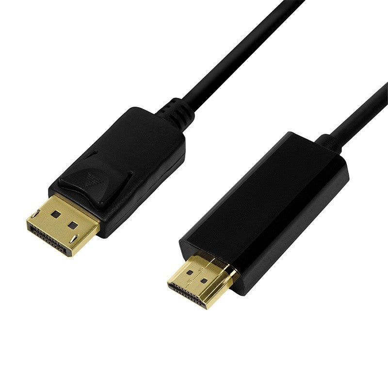 Cablu DisplayPort 1.2 la HDMI 1.4, 2 m negru