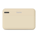 Pachet de alimentare 10000 mAh 2xUSB-A nisip