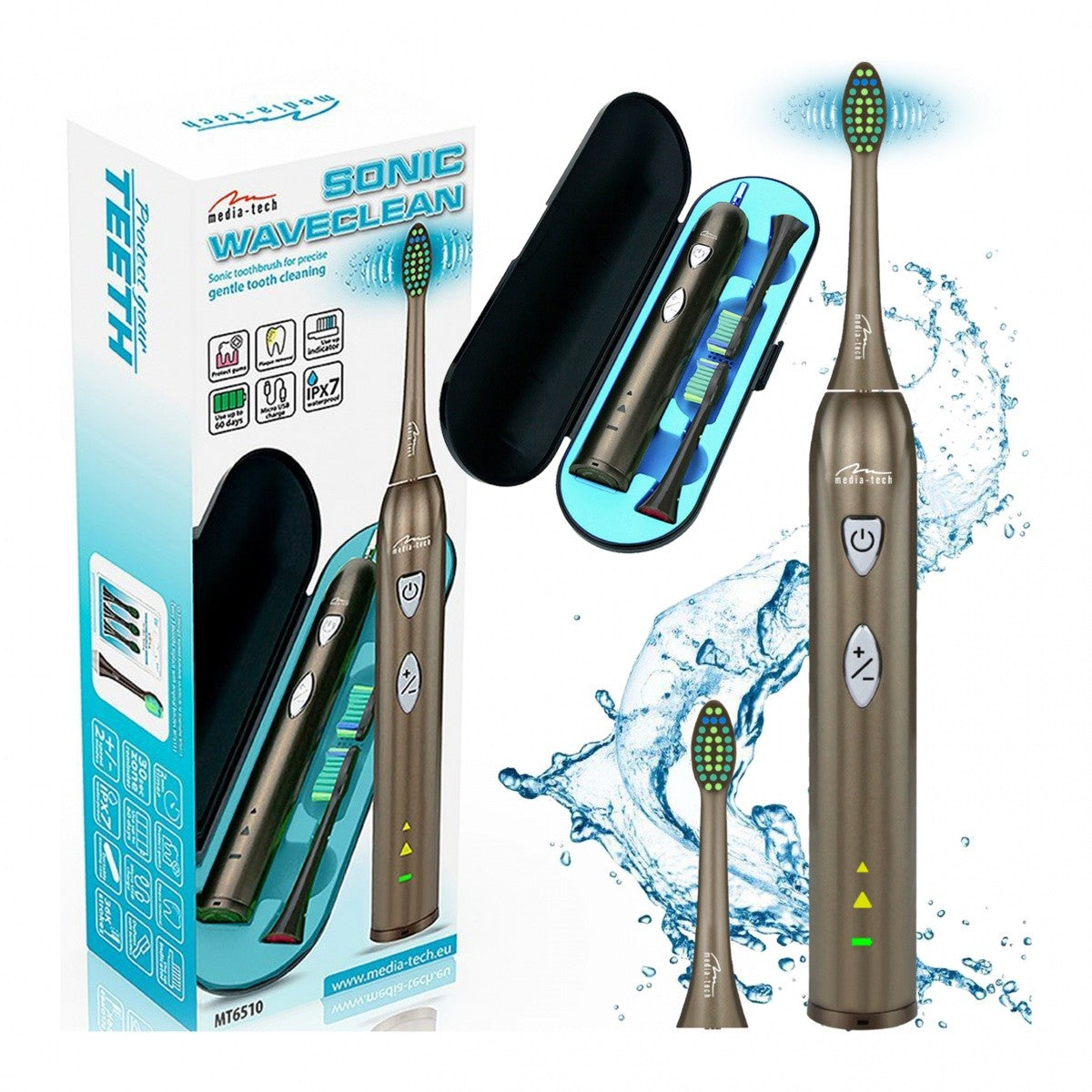 Periuță de dinți sonică MT6510 SONIC WAVECLEAN