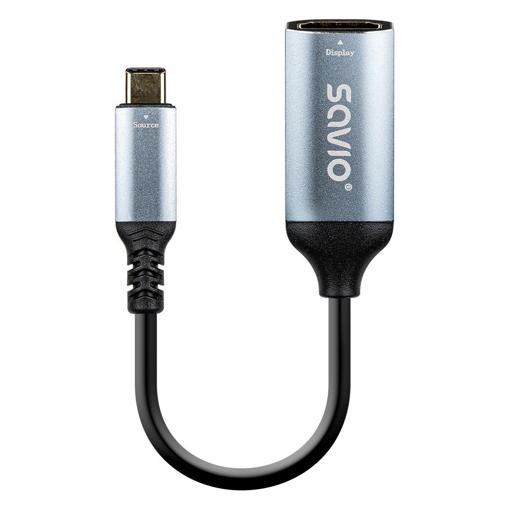 Adaptor USB-C (M) - HDMI (M), 4K, 60Hz, aluminiu, AK-78