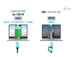 Stație de andocare USB 3.0 / USB-C / Thunderbolt 3 cu afișaj dual Gen2 + alimentare de 100 W