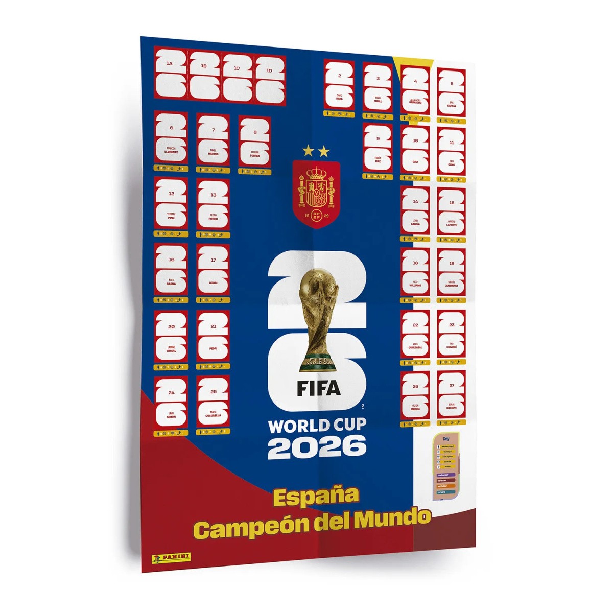 Poster cu autocolante pentru Cupa Mondială FIFA 2026