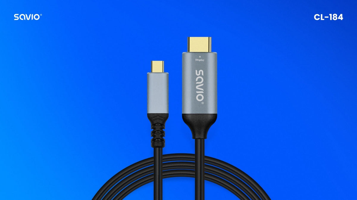 Cablu USB-C la HDMI v2.0b, 3 m, cupru CL-184