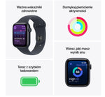 Ceas SE 3 GPS, carcasă din aluminiu Moonlight de 44 mm, curea sport Moonlight - mărimea M/L