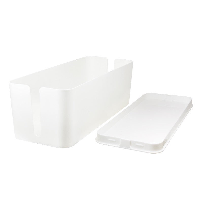 Organizator de cabluri cutie pentru cabluri, alb