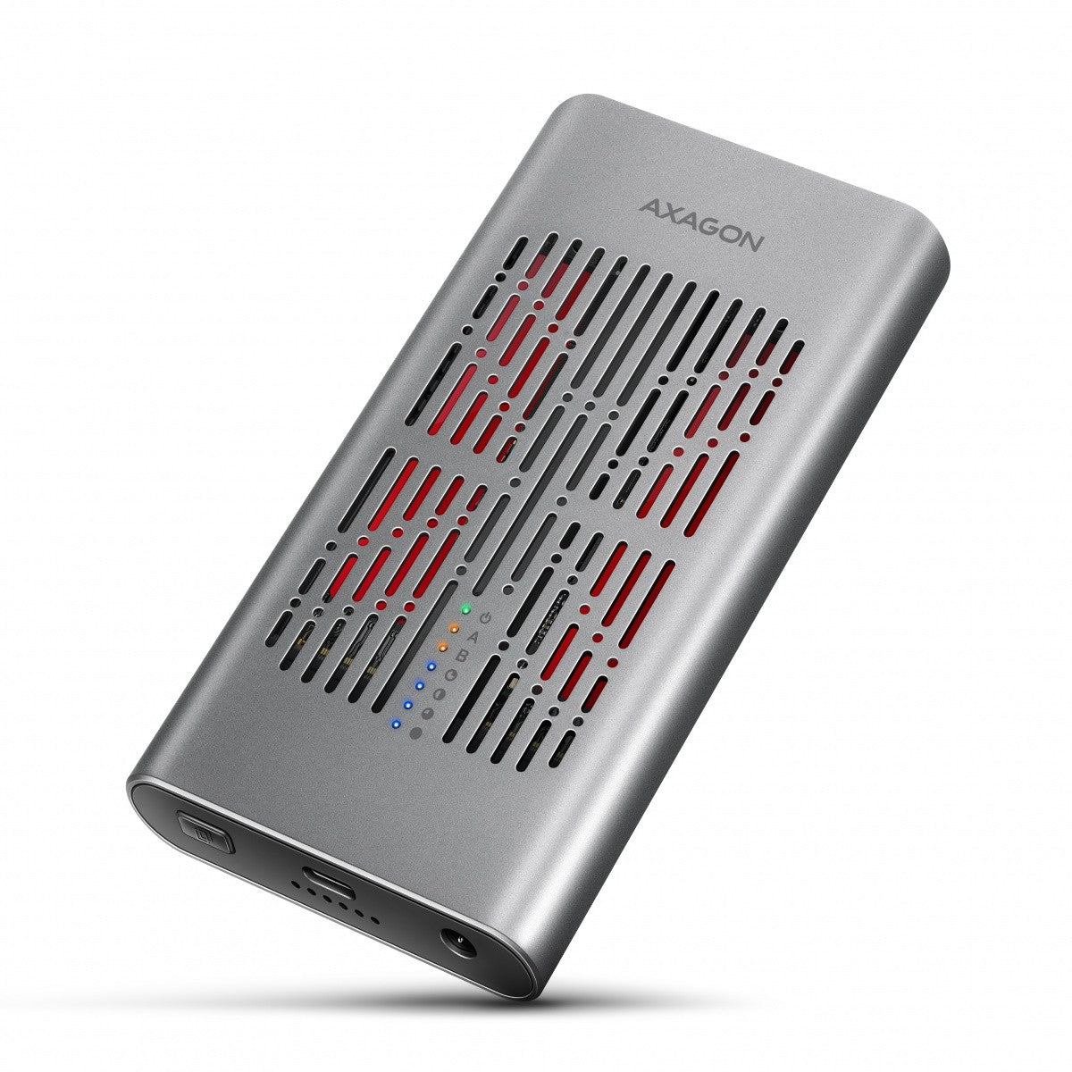 Carcasă externă din aluminiu EEM2-20GD, USB-C 3.2 Gen2x2, SSD M.2 NVMe dual 20gbps, Clone Master