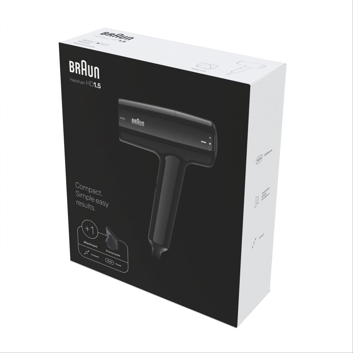 Uscător de păr cu difuzor 1800W HD150E
