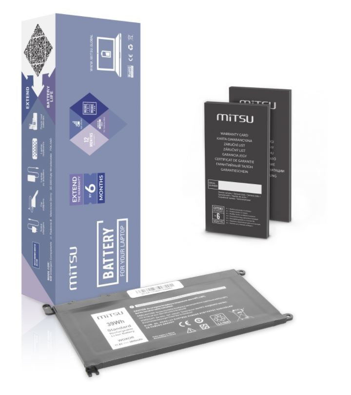Bateria Dell Vostro 14 (5468), Inspiron 15 (5568) 3400mAh (39 Wh) 11,4 volți