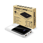 Baterie externă 10000 mAh 2X USB 1X USB-C 22.5W QC4.0 cu afișaj LED