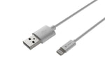 Cablu Lightning (M)->USB-A(M) 2m MFI Prati Alb