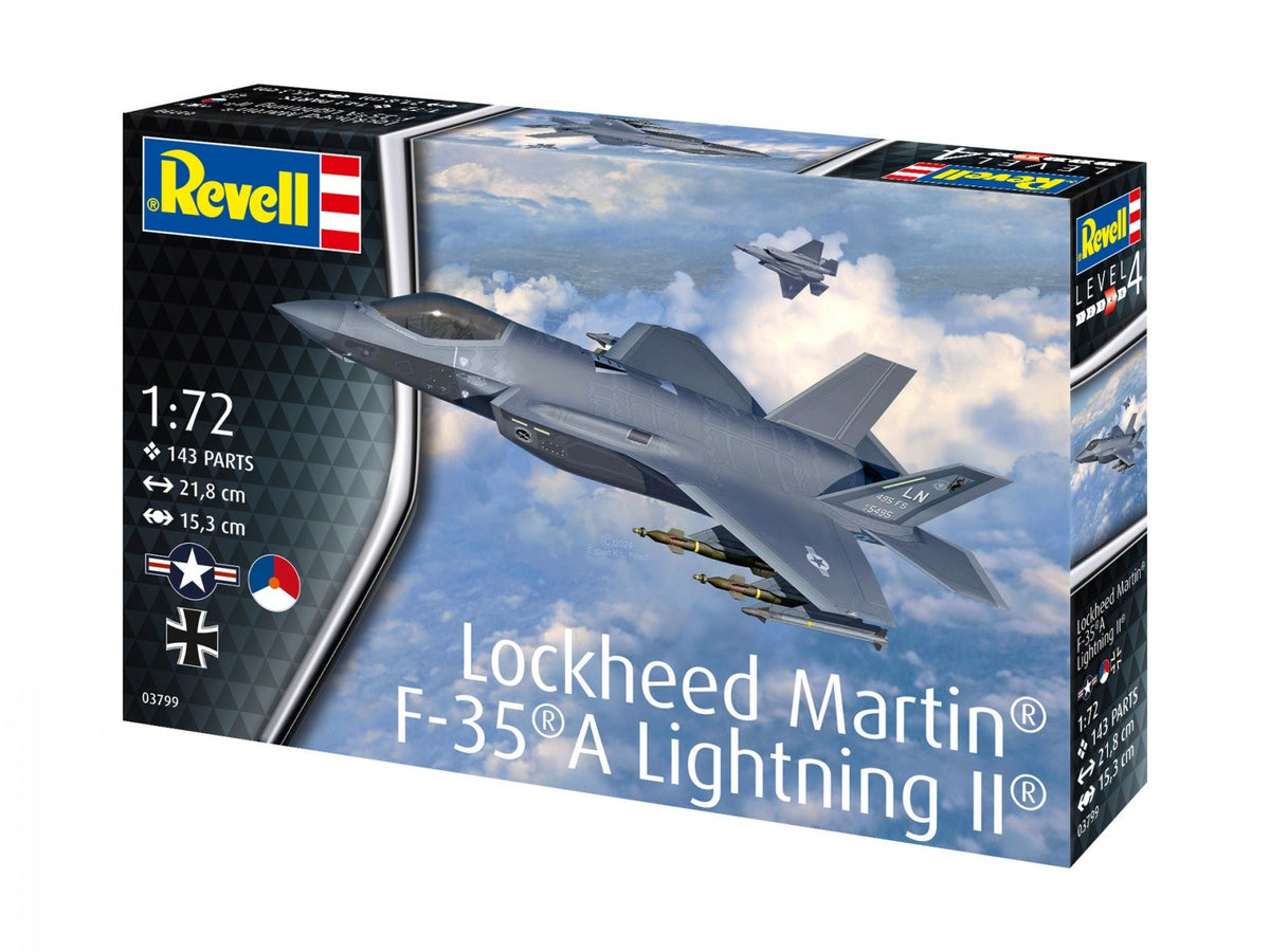 Kit de model din plastic Lockheed Martin F-35A Lightning II 1/72