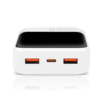 Baterie externă 20000 mAh 2X USB 1X USB-C 22.5W QC4.0 ecran LCD