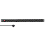 Prelungitor PDU pentru RACK | 16A | 16xSCHUKO | Vertical | 1.8m